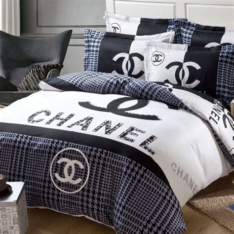 parure de lit coco chanel|Chanel bedding.